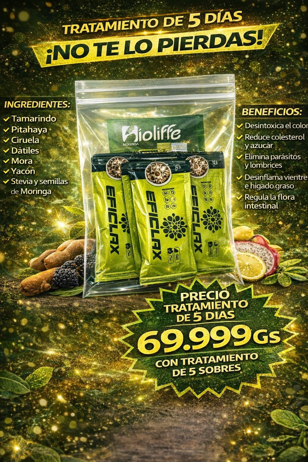 Moringa Detox Premium | Control de peso y limpieza digestiva